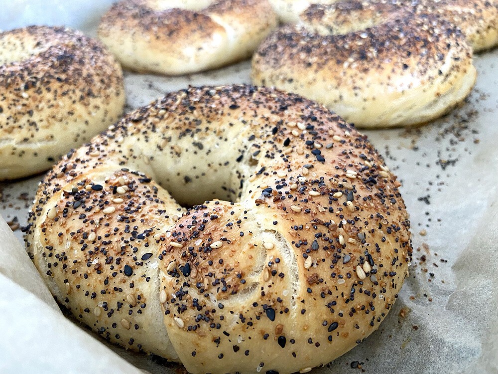 Recetas Americanas receta pan americano receta fácil de bagels home made jerusalem bagels easy bagels como hacer bagels comida americana recetas caseras bagels caseros 