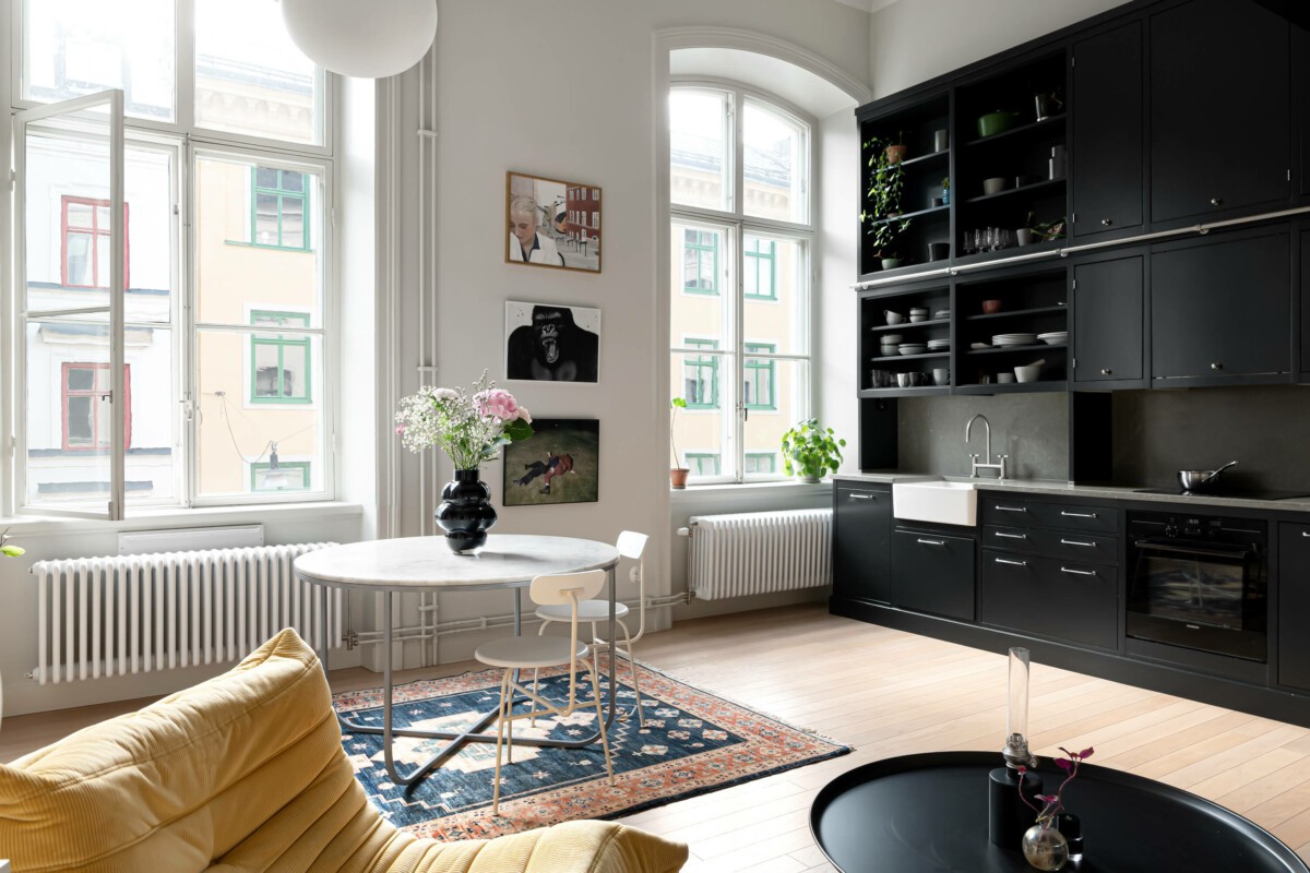 scandinavian kitchen open kitchen nordic kitchen cocina nórdica cocina negra cocina escandinava cocina abierta black kitchen 