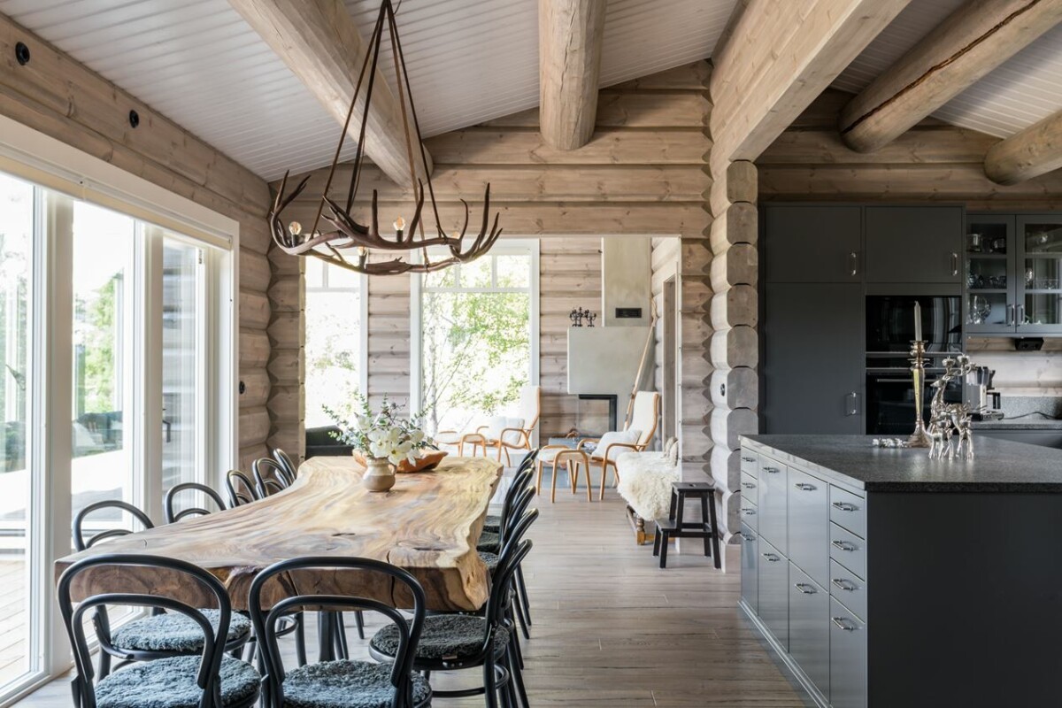 rustic style scandinavian lumber log luxus cabin log cabin sweden estilo rústico de montaña casa prefrabricada casa imita troncos casa de troncos de madera casa de madera sueca 