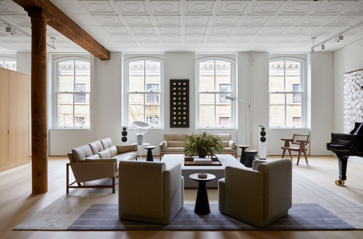 soho apartment scandi minimalism scandinavian loft new york loft nordico loft new york loft manhattan estilo nórdico decoración nórdica decoración interiores abiertos 