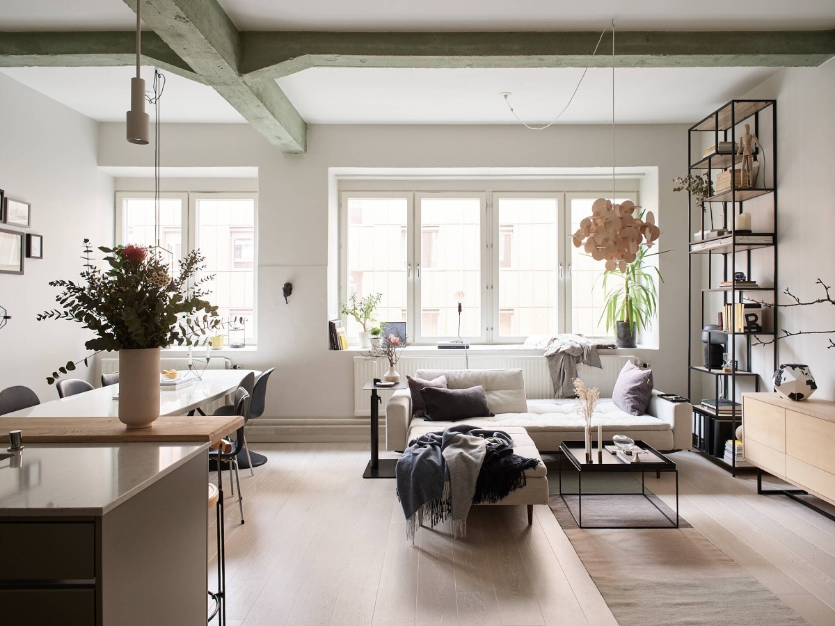 scandinavian industrial pared cristal dormitorio loft industrial style estilo nórdico estilo loft estilo industrial estilo decor brooklyn diseño decoración loft 