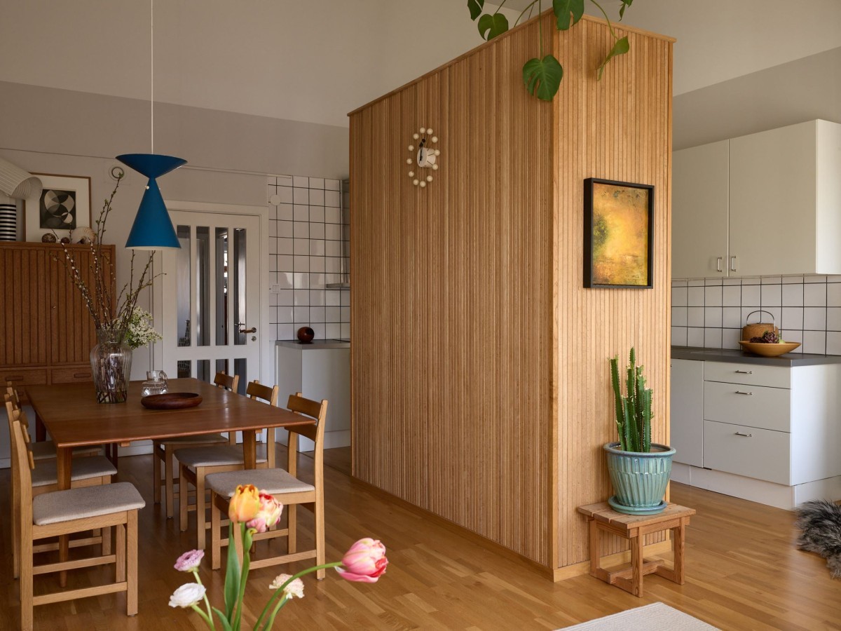 tendencias estilo nórdico Sound Absorption Panels scandinavian acoustic panel paneles de madera paneles acústicos panel madera aislamiento mejorar acústica en casa listones de madera comedor mala acústica 