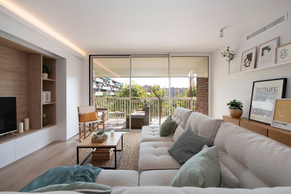 zonas comunes abiertas scandinavian design scandi decor reforma piso nórdico reforma barcelona open kitchen open distribution open concept estilo nórdico distribución abierta diáfana distribución abierta diseño interiores decoración nórdica decoración interiores apartamento nordico 