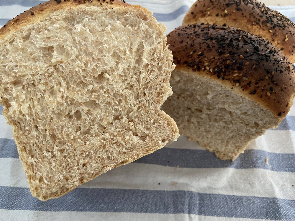tin loaf soft bread sliced bread sandwich loaf pan tierno pan integral pan de molde pan de leche pan de avena pan con Tangzhong pan con prefermento making bread easy bread 