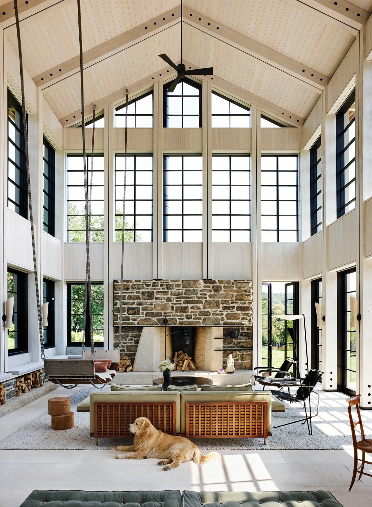 modern barn house minimalistic big house interiors gran casa americana gran altura al techo estilo americano casa granero moderna casa en new york state big house interior american interiors 