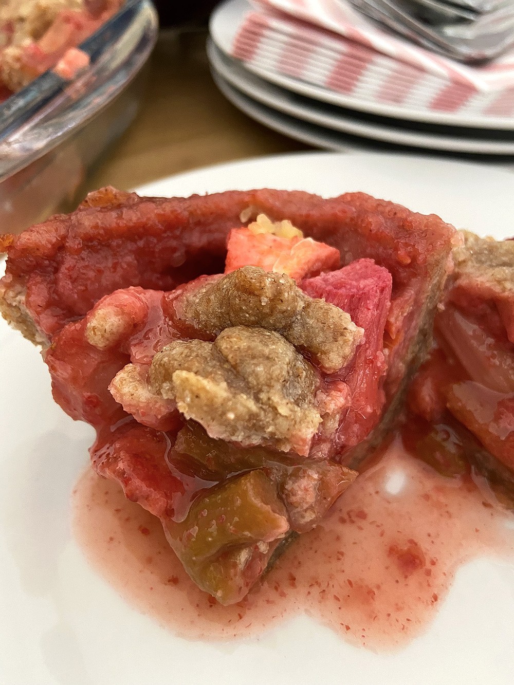 tartaleta de fresas y ruibarbo tarta nórdica tarta facil Tarta de ruibarbo tarta de fresas tarta con fruta rhubarb pie rabarber kage postre con ruibarbo 