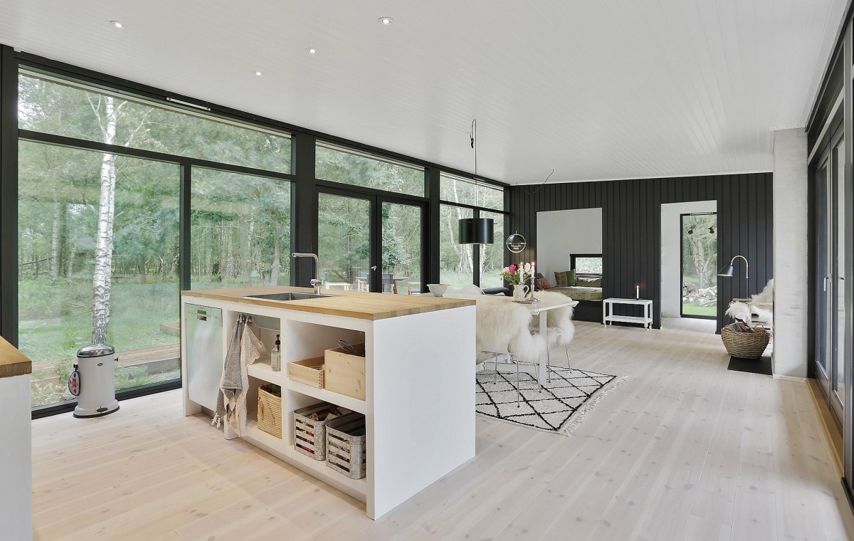 vacation house sommer house scandi house design minimal design house danish house casa rectangular casa negra casa minimal casa de verano Casa de madera 