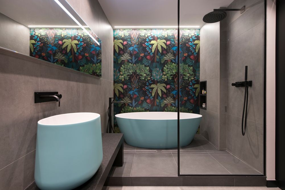 vivienda moderna renovación pisos reno barcelona reforma pisos rediseño piso antiguo estilo industrial espacio diáfano decoración de interiores cocina abierta big apartment barcelona baños modernos 