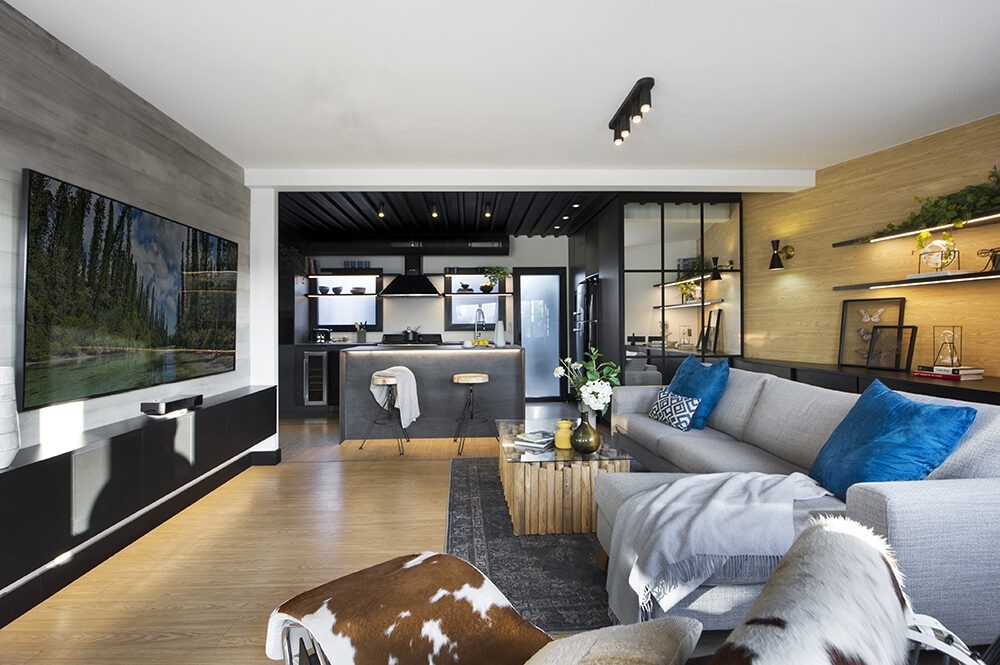 modern interiors interiores modernos decoración salón abierto decoración oscura decoración negro decoración elegante black dark interiors barcelona interiors 