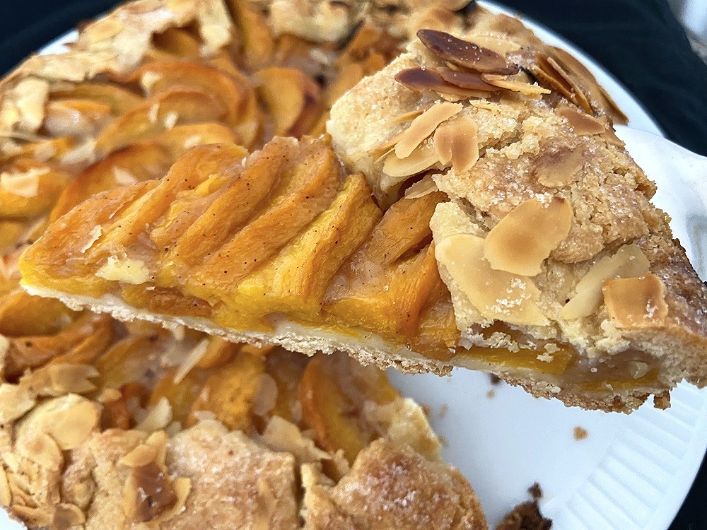 delikatissen tarta rústica tarta de verano tarta de melocotones tarta de frutas recetas delikatissen postres delikatissen peach tart peach season peach galette peach dessert galette de melocotones 