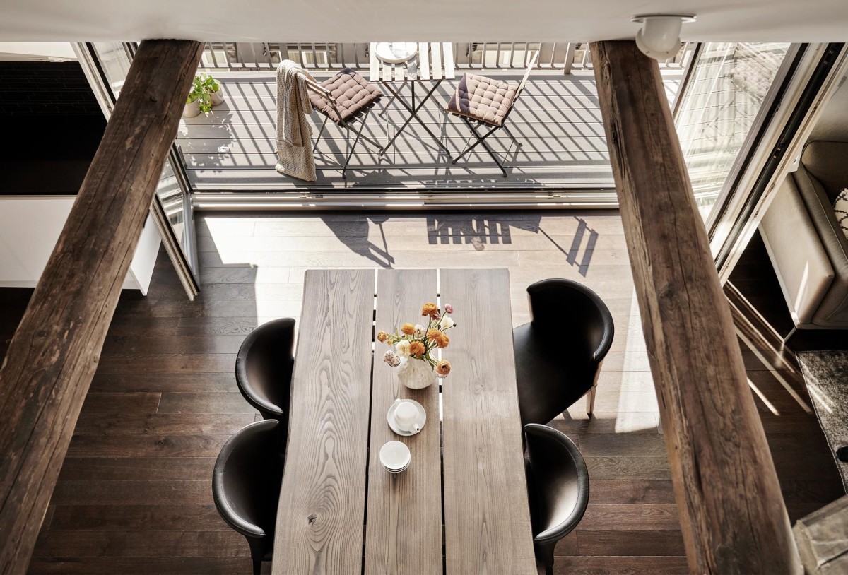 scandi apartment nordic penthouse estilo escandi duplex pequeño diseño nórdico detalles obra atico mini nórdico ático con terraza 