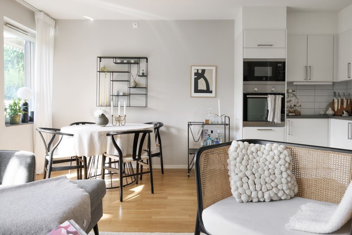 y stole silla whisbone scandi decor scandi clean interior muebles negros modern black and white decor decoración piso escandinavo decoración nórdica ligera decoración moderna decoración blanco y negro 