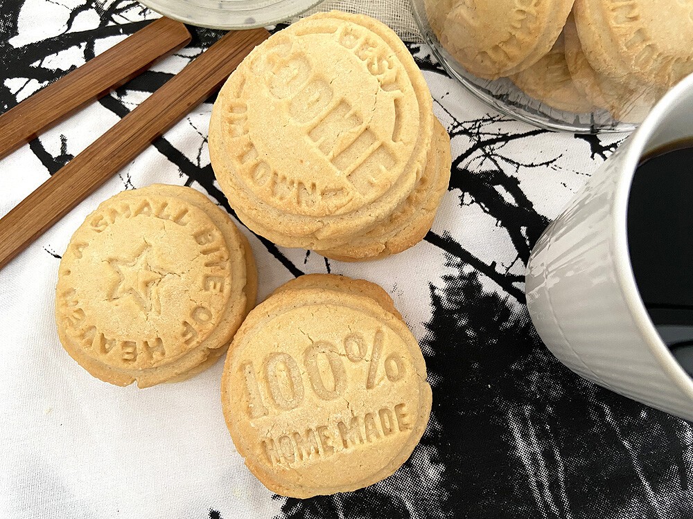 Stamp Cookies galletas para sello galletas no muy dulces galletas con sello galletas con almendra galletas caseras easy cookies cookies americanas almond Stamp Cookies 
