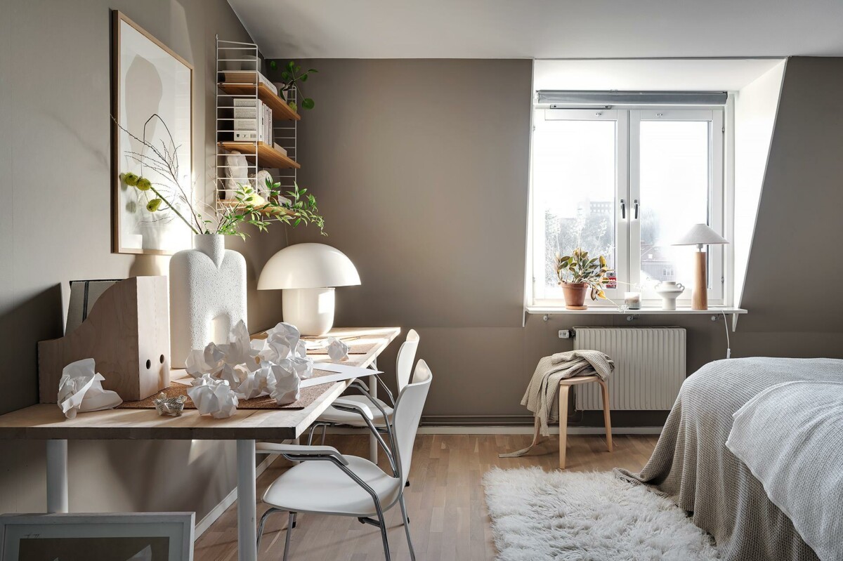 wall paint tendencia marron paredes scandinavian elegant pintura marron dormitorio pintura decoración pared marron moderno estilo nórdico color dormitorio chalk paint brown wall brown bedroom 