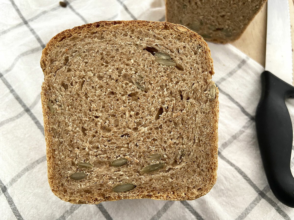 wholemeal bread recetas delikatissen postres delikatissen pan integral pan hecho en casa pan fácil pan de molde casero pan casero homemade sliced bread homemade bread easy bread baking bread 