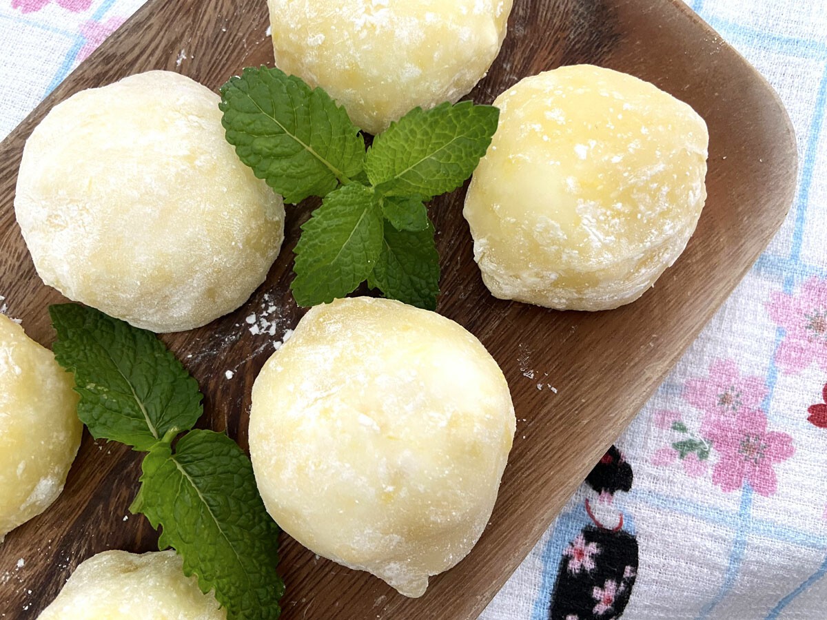 rellenos de mochis recetas delikatissen receta mochis receta fácil de mochis postres delikatissen postre de mango paso a paso mochis de mango mochis de mango mochis caseros ingredientes para mochis de mango dulce japonés de mango cómo hacer mochis de mango 