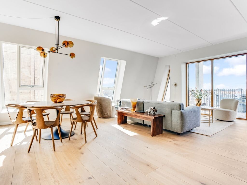 vistas a copenhague piso vacaciones dinamarca piso moderno piso alquiler vacacional copenhague piso alquiler christiania estilo nórdico distribución abierta diseño escandinavo Dinamarca Christiania apartamento con vistas 