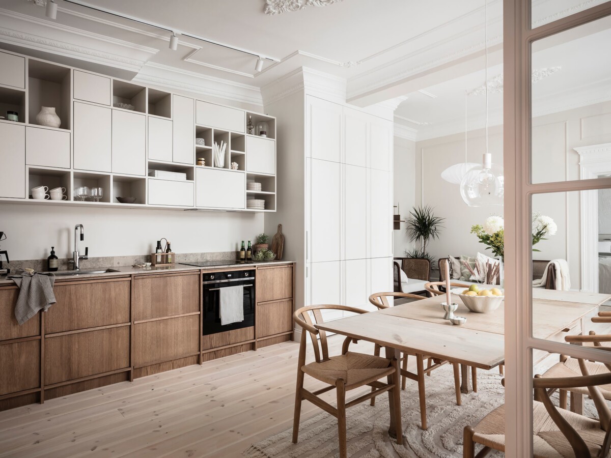 reforma planta abierta reforma piso pequeño reforma moderna piso reformado piso nórdico muebles de diseño decoración nórdica cocina a medida carpintería de diseño 