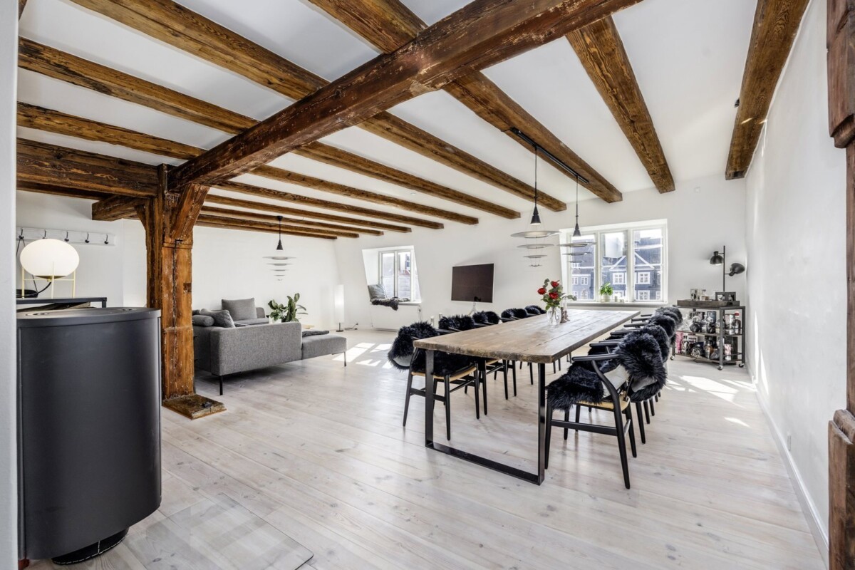 vivienda abierta muebles diseño nordico estilo nórdico distribución diáfana diseño nórdico decoración nórdica decoración interiores apartamento nyhavn apartamento dinamarca apartamento copenhague 