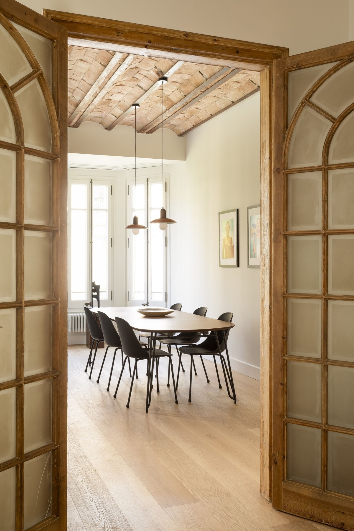 vivienda de lujo techos abovedados Sagrada Familia Passeig de Sant Joan Eixample Dreta diseño nórdico apartamento reformado apartamento barcelona 