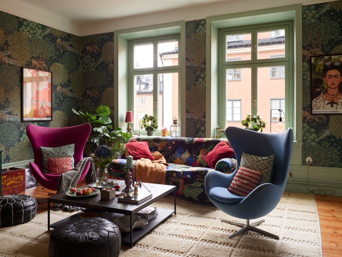 lagom inspiración hygge hogar acogedor estilo nórdico estampados atrevidos diy diseño de interiores decoración nórdica colores vibrantes 