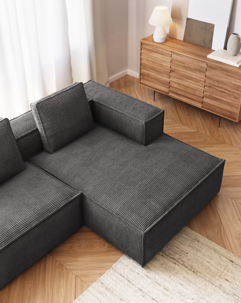 sofás de diseño sofa verde sofa textil sofa suave comodo sofa modular sofa desenfundable sofá de pana muebles de diseño funda de sofa estilo nórdico estilo moderno diseño español cojines sofá 