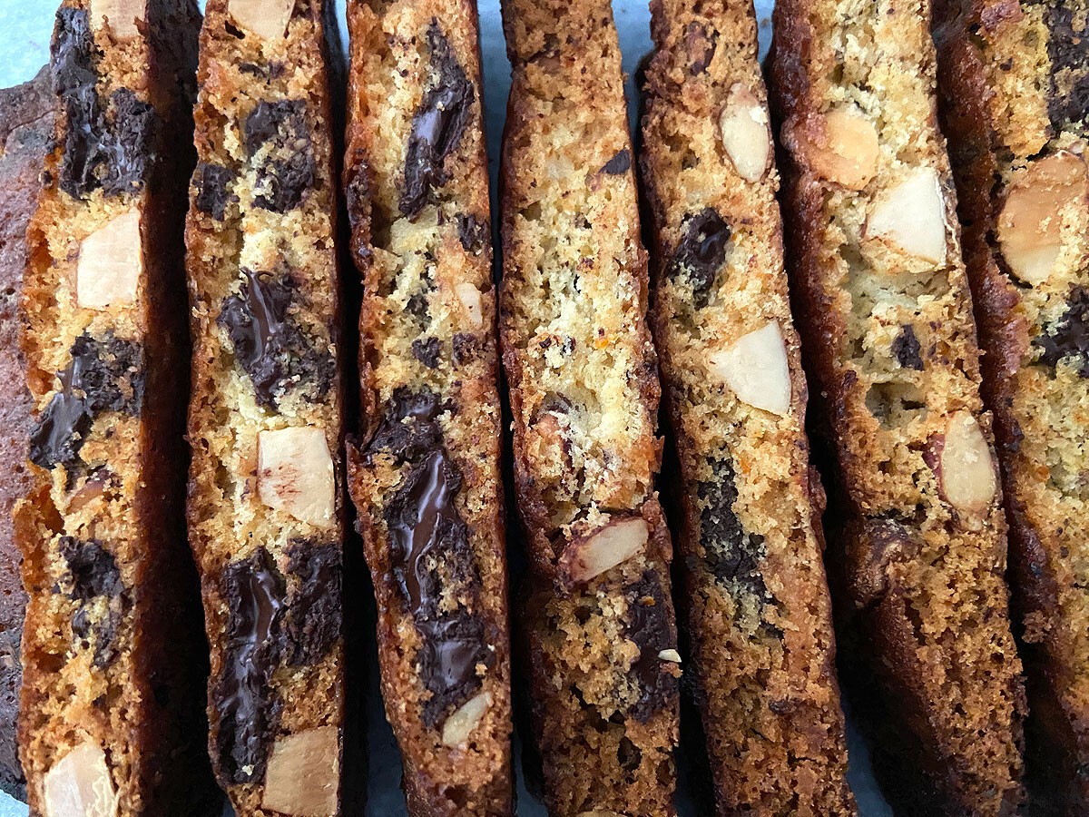recetas delikatissen postres delikatissen galletitas de chocolate y naranja galletas para el café galletas de navidad galletas crujientes galletas caseras dulces navidad christmas biscotti biscotti caseros 