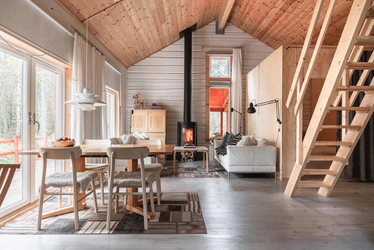 suecia sommerhus Siljansnäs hygge diseño nórdico casita de verano Casa de madera casa bosque cabañas pequeñas cabaña vacaciones cabaña sueca 