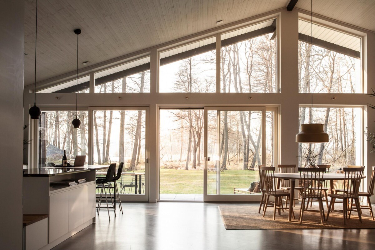nueva construcción suecia muebles nórdicos muebles de diseño interiorismo diseño nórdico cocina abierta casa sueca casa moderna arquitectura moderna 210m² 