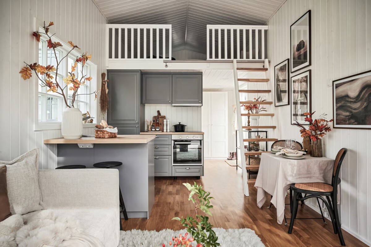 suecia sostenible Onsala naturaleza mini casa mar fin de semana escapada diseño inteligente cottage casita de madera cabaña sueca Alquiler vacacional 
