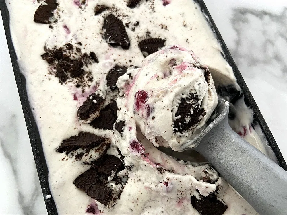 tarrinas de helado hecho en casa recetas delikatissen postres delikatissen peanut butter ice cream home made ice cream helado sin heladera helado fácil helado de oreo helado de cookies helado con galletas helado casero como hacer helado 
