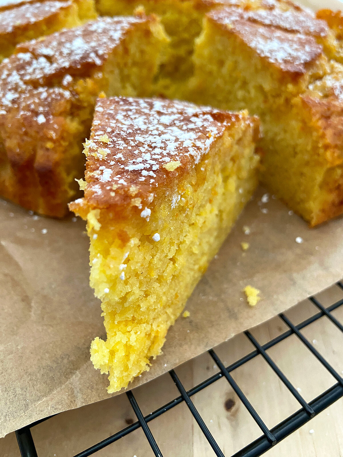 Bizcocho de naranja siciliano