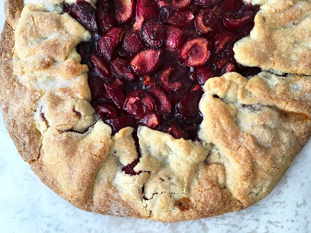 tartas rústicas recetas delikatissen recetas de galette postres delikatissen postres con fruta galette moras y arándanos galette de pera galette de melocotones galette de fruta Galette de cerezas galette de caquis celebraciones 